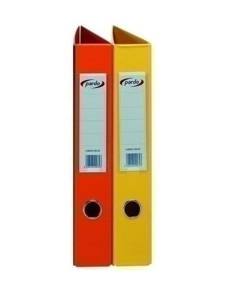 CARPETA PARDO PVC Fº 2 AN.40 MX NARANJA